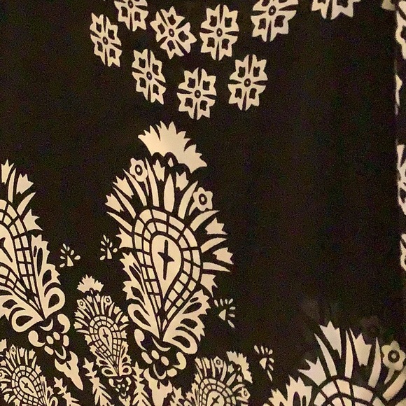 Beach Cover or summer dress spaghetti straps black white Assemetrical si… - Picture 5 of 13